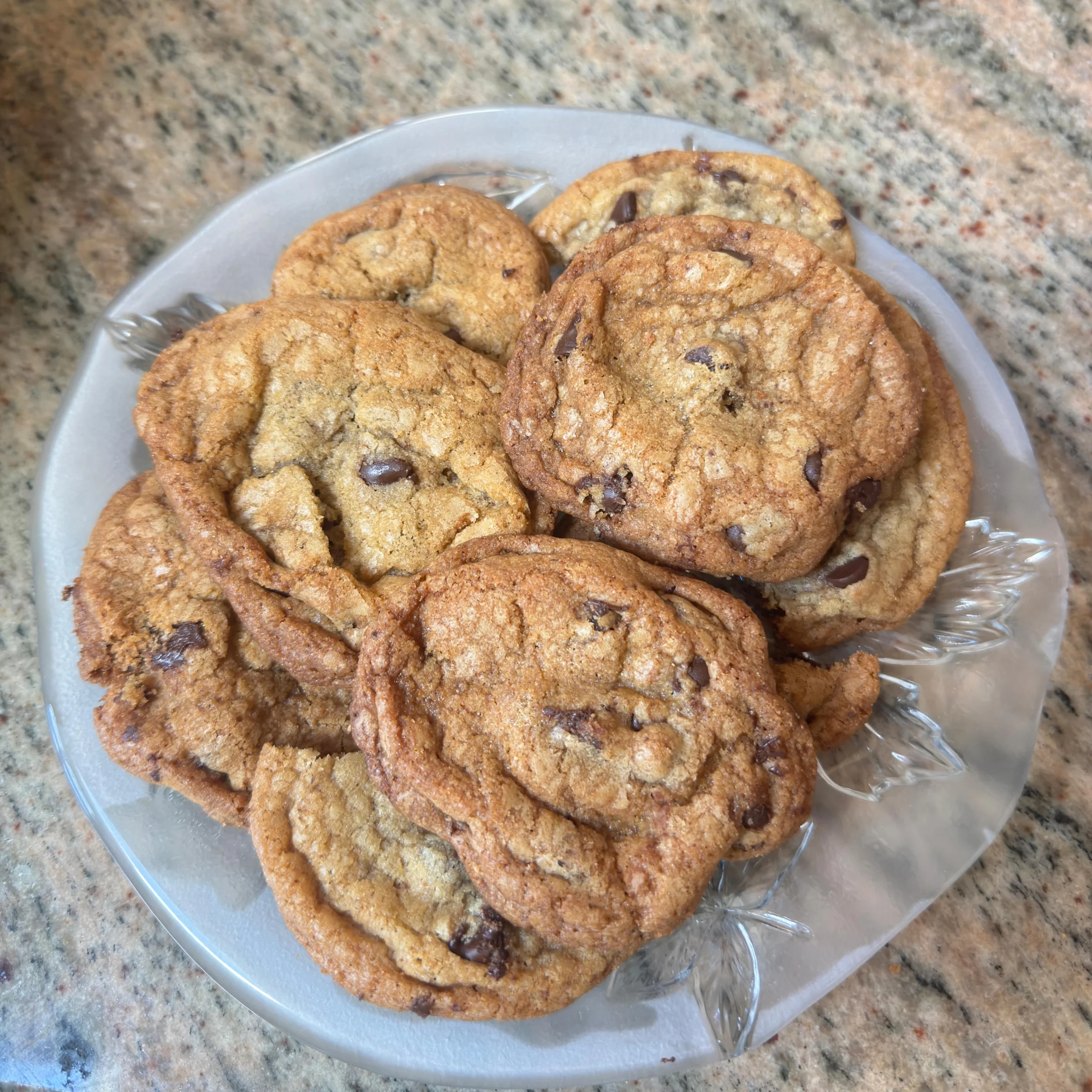 Nothing beats a fresh batch of chocolate chip cookies still cooling on the counter.